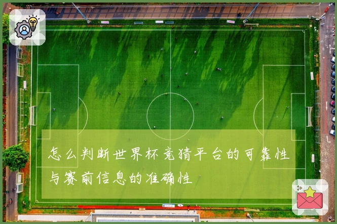 怎么判断世界杯竞猜平台的可靠性与赛前信息的准确性